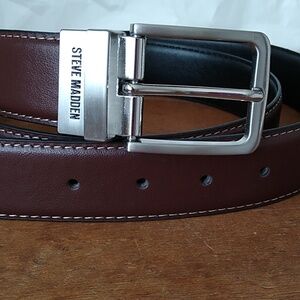 Steve Madden Brown/Black Reversible  Belt size 40